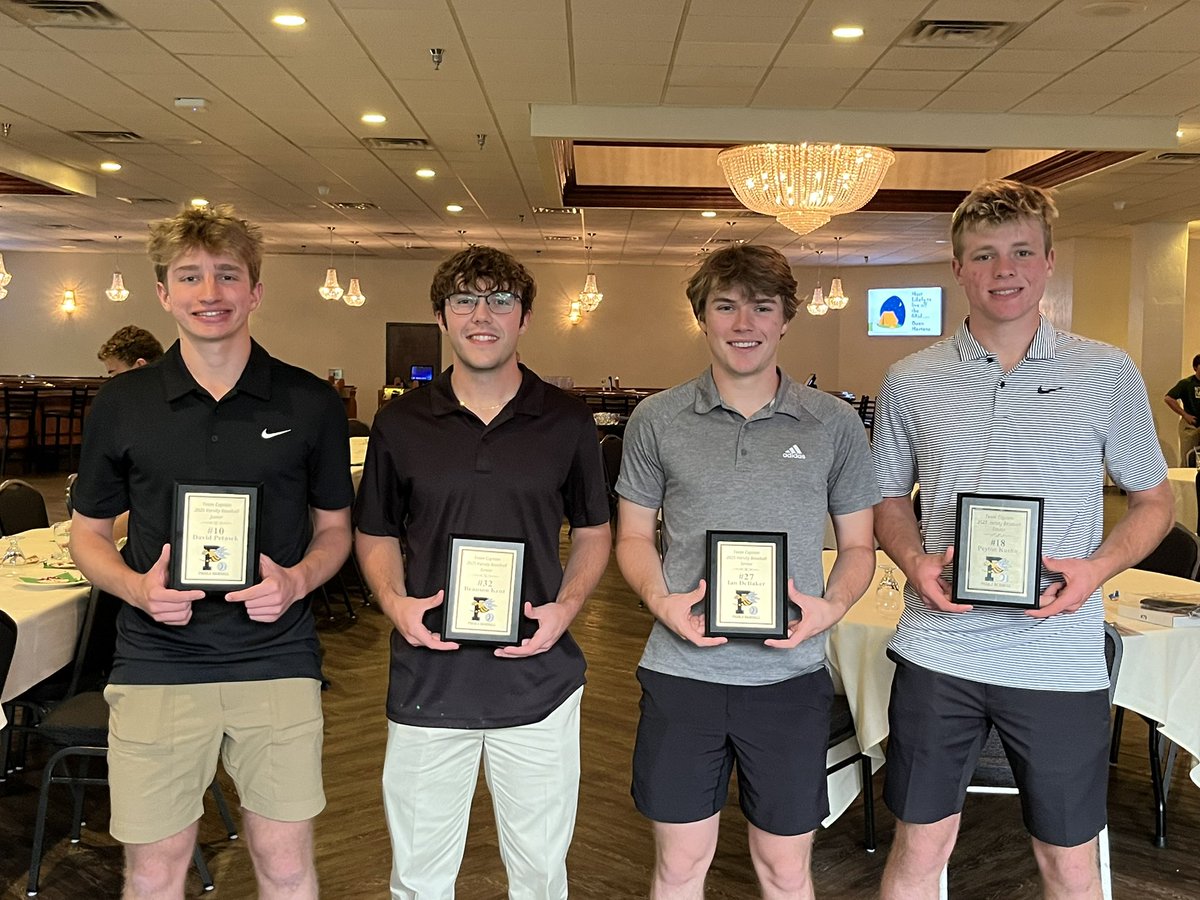 BaseballPreble's tweet image. Pictures of our 2025 Preble Baseball Banquet. Captains, Thank you for your leadership this year! Underclassmen work hard and climb the mountain each day to get better!