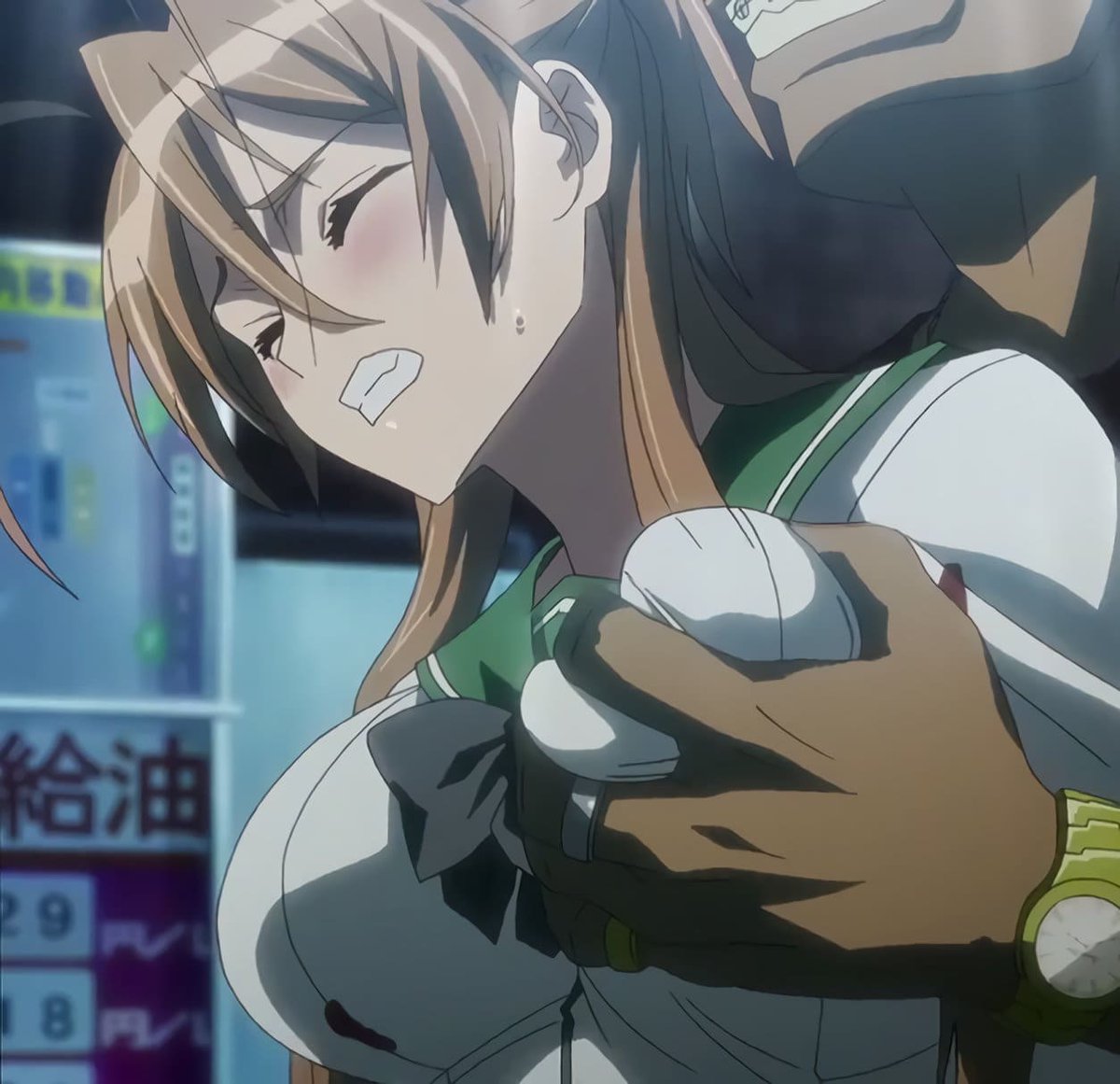 ハイスクールオブザデッド（アニメ）のエロシーン1