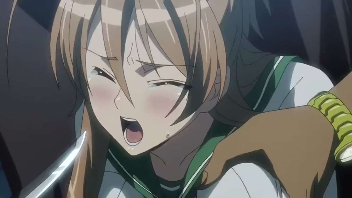 ハイスクールオブザデッド（アニメ）のエロシーン2