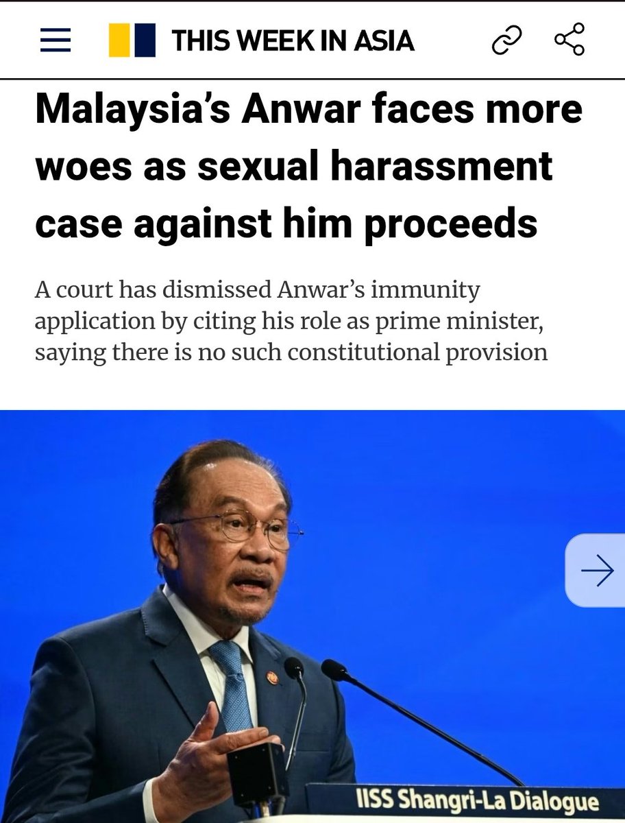 Anwar Ibrahim perlu letak jawatan. Dengan reputasi dia yang teruk ini akan merosakkan imej negara.

PM terpalit dengan kes seksual, 2 orang menteri pula letak jawatan, ada menteri bertukar parti, lagi seorang menteri nak kerah data peribadi rakyat.

Kerajaan PH perlu tumbang!