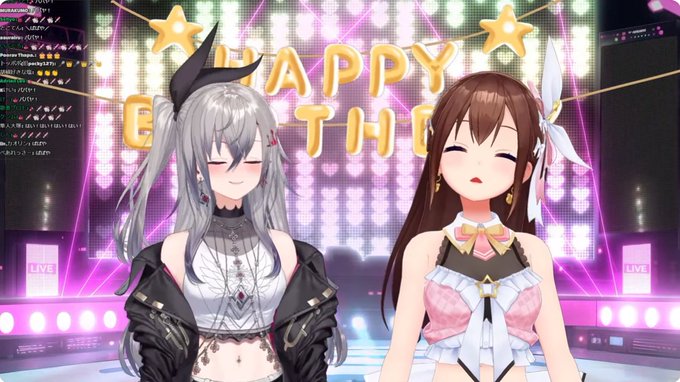 #響咲リオナ生誕祭2025
イケメンリオーナと高音の化け物そらちゃんのスタースタースタート

カリパイセンとキメッキメ

りりーな大天才!

パンツを被りし者のシンパシー 