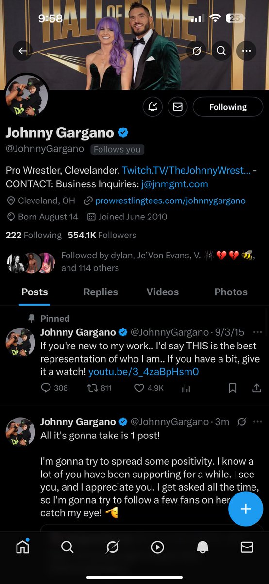 GinaT14_'s tweet image. My 🐐🐐🐐 @JohnnyGargano