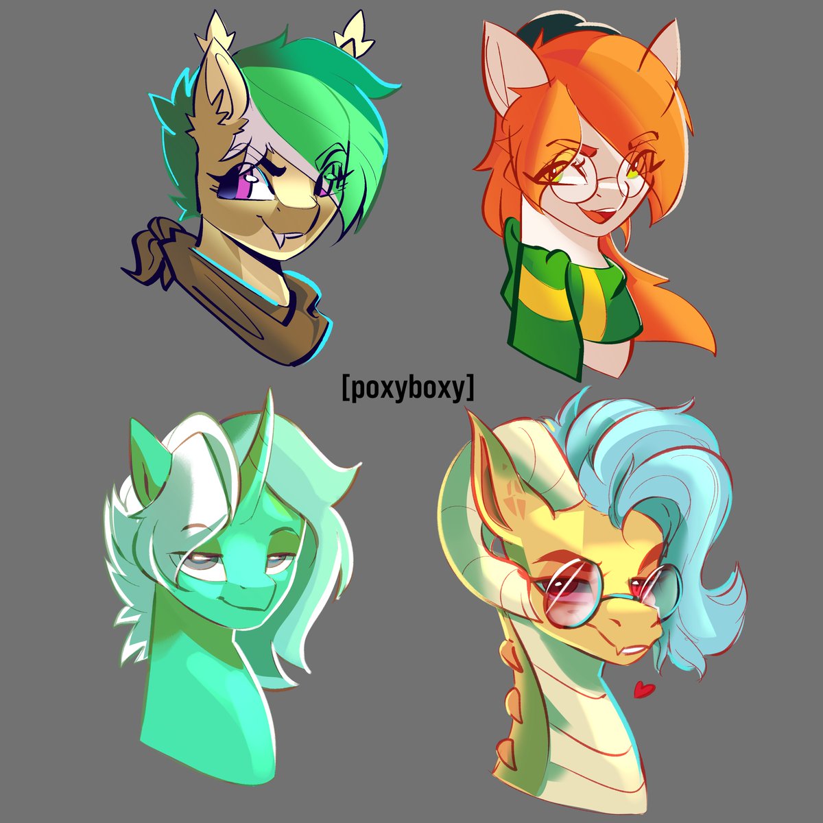 Headshoot commissions of yesterday and today.
