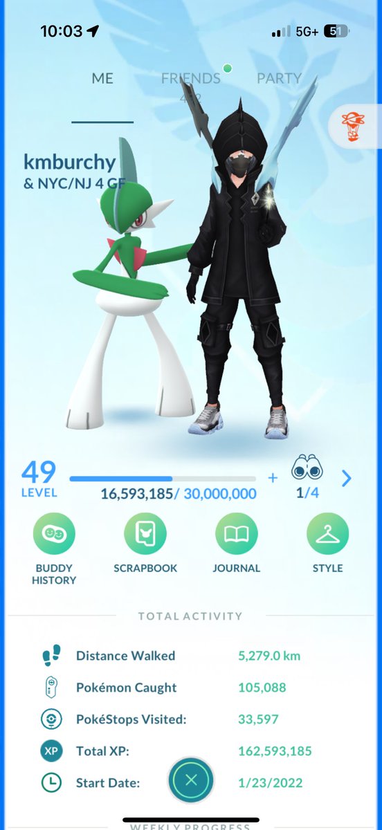 KayleiBurcham's tweet photo. Roughly two days into go fest I decided to screenshot for XP. Most increase through raids.. https://t.co/VNyv5YvrcL