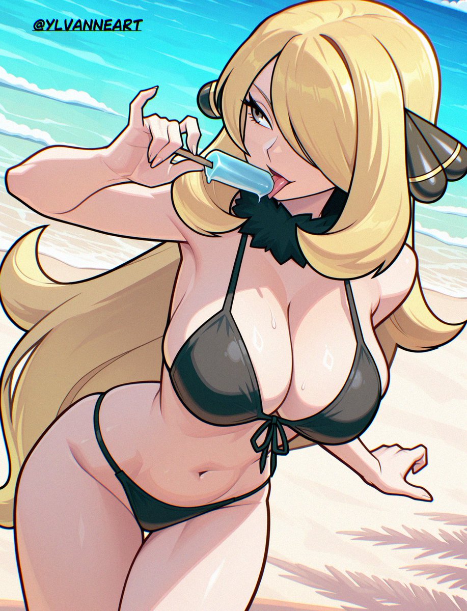 ylvanneArt's tweet image. beach sinnoh champion 🏖️