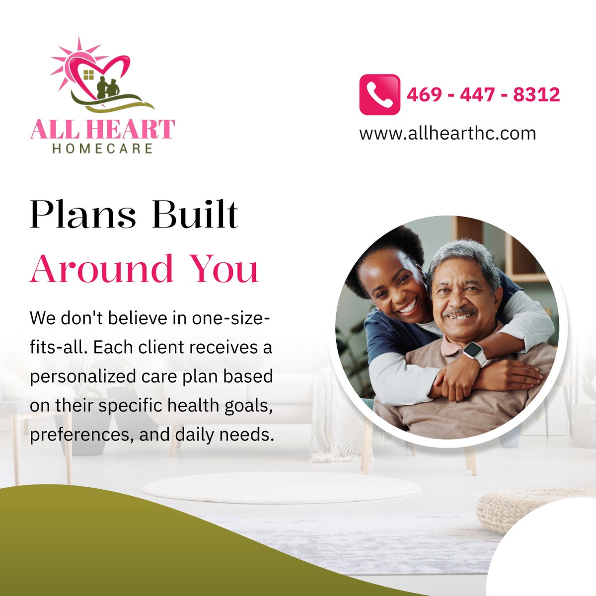 allhearthmc24's tweet image. Your health needs are unique—your care plan should be, too. Discover how ALL HEART HOMECARE customizes every care journey with compassion and precision. Let's personalize your care today. 

#AustinTX #PersonalCareServices #CareThatFits #CustomCarePlans #IndividualizedCare