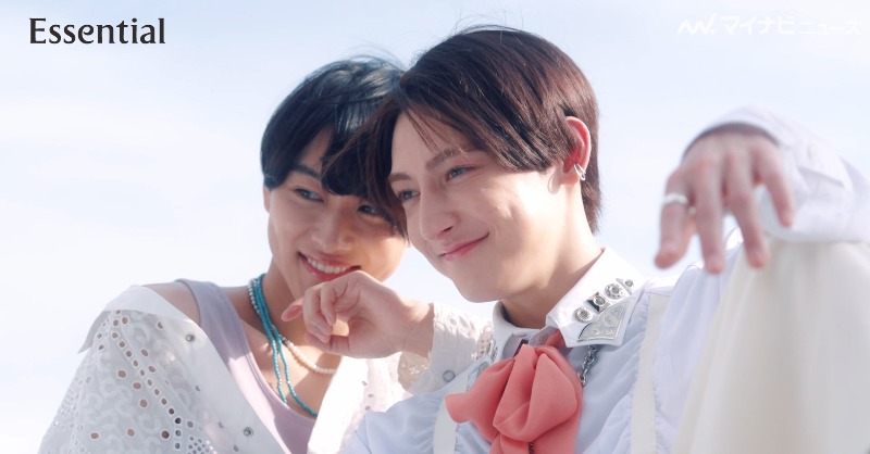 mn_enta's tweet photo. 【動画】【#ROIROM 】#浜川路己 ＆ #本多大夢 、CM初出演で息ぴったりの”軽快ダンス”披露！撮影裏でふざけ合う2人の姿が尊すぎる 花王「#エッセンシャル 」新CMメイキング＆インタビュー

🎬動画��こちら
https://t.co/nLrrhTOlh1 (7:20)