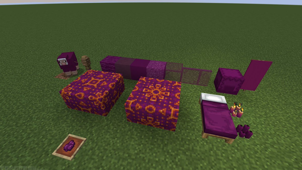 Yirmiris's tweet photo. The time grows closer... Sangria dye, the 7th of the 8 dyes in the soon mod Delicate Dyes
#minecraft #modding https://t.co/cb2YQSd4k2
