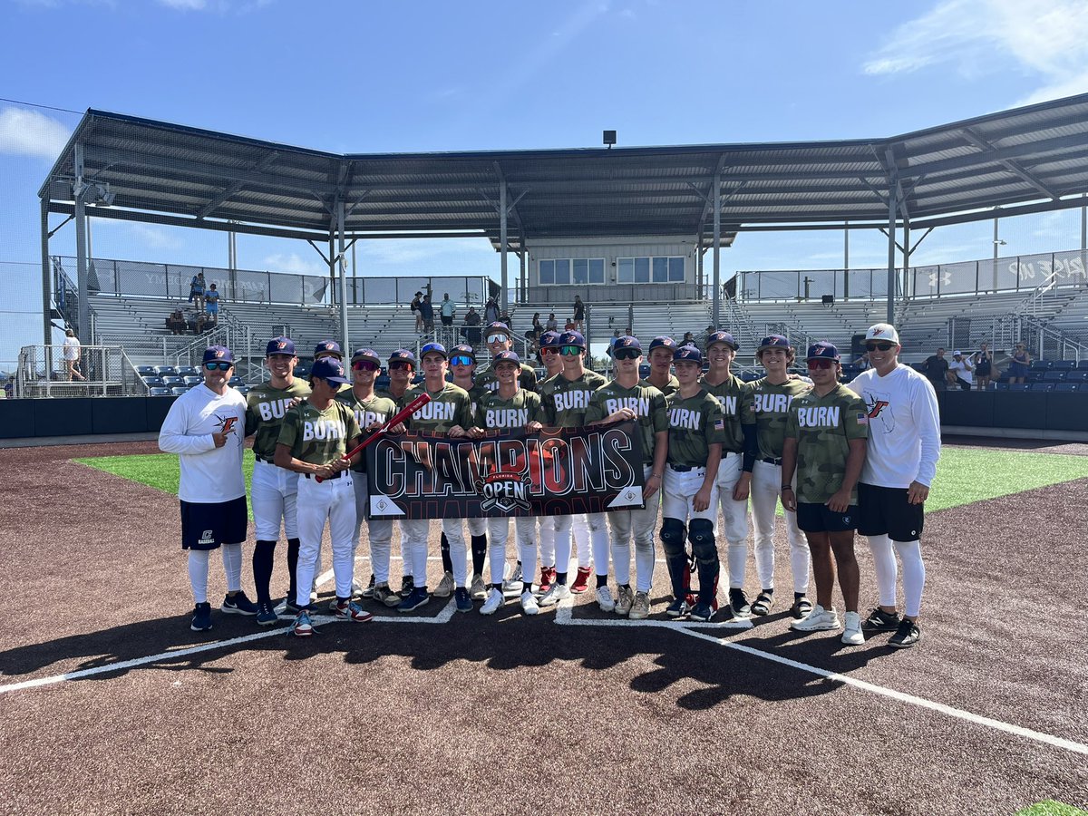 Erik Brown (@coacherikbrown) on Twitter photo <a href="/FloridaBurn/">Florida Burn</a> 2027 - Brown win the <a href="/PrepBaseballFL/">Prep Baseball Florida</a> Open in extra innings. Boys battled all week. Proud of the grit and determination they showed. <a href="/FloridaBurn/">Florida Burn</a> 2027 - Brown win the <a href="/PrepBaseballFL/">Prep Baseball Florida</a> Open in extra innings. Boys battled all week. Proud of the grit and determination they showed.