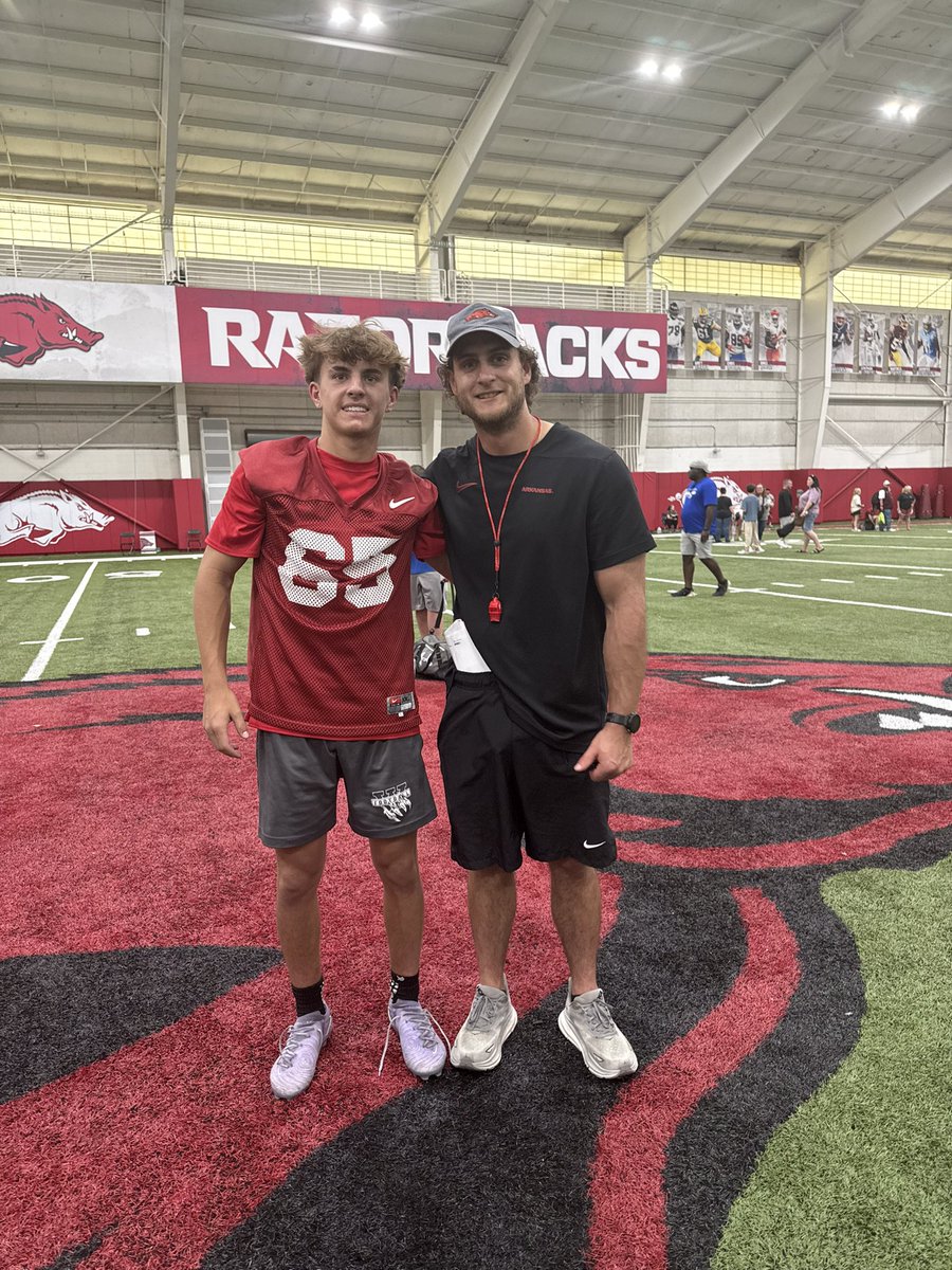 asher mote (@asher_mote93) on Twitter photo Thank you <a href="/Adam_Dulka/">Adam Dulka</a> and <a href="/CoachSFountain/">Scott Fountain</a> for the 2025 Arkansas Specialist camp Invitation.
What a great experience!
#football #Arkansas #woopig Thank you <a href="/Adam_Dulka/">Adam Dulka</a> and <a href="/CoachSFountain/">Scott Fountain</a> for the 2025 Arkansas Specialist camp Invitation.
What a great experience!
#football #Arkansas #woopig