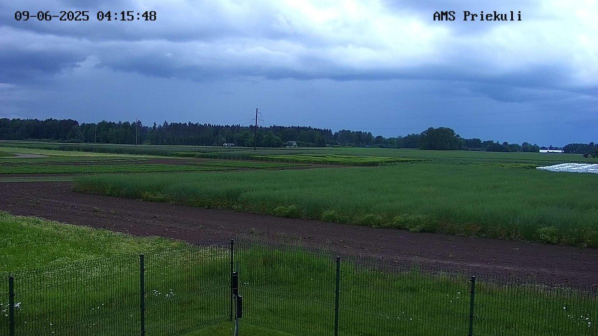 Labrīt! Šodien laiks būs mākoņains, pēcpusdienā no rietumiem debesis skaidrosies. Palaikam līs, vietām stipri, iespējams arī pērkona negaiss. Mērens DR/R vējš brāzmās pastiprināsies līdz 15-19 m/s, līča piekrastē līdz 20-22 m/s. Gaisa temperatūra paaugstināsies līdz +12...+16°.