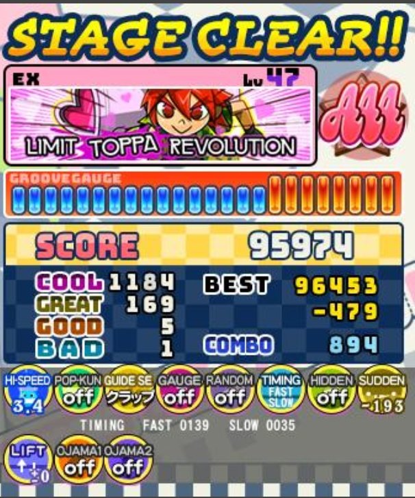 久しぶりのポップン割と調子よかったです😀