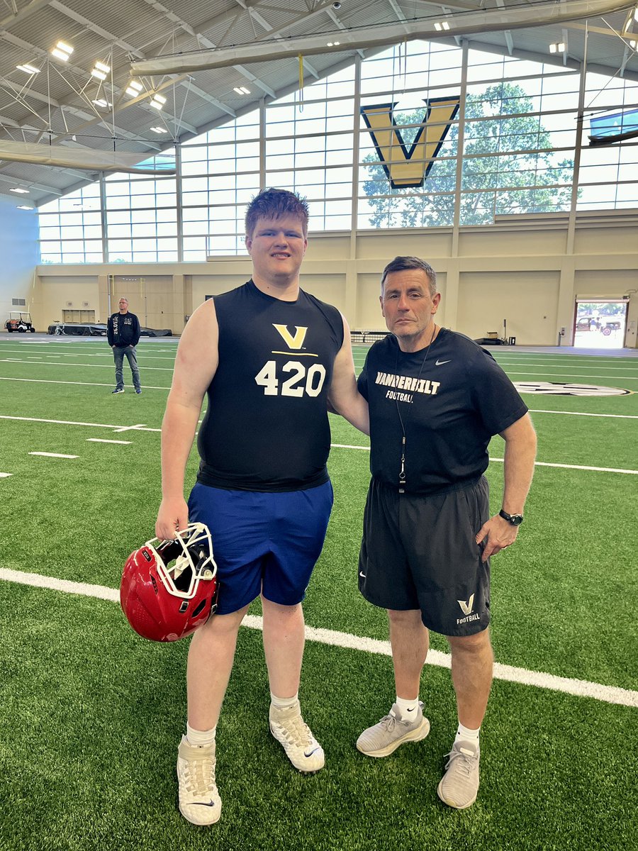 JWest_79 (@79jwest97977) on Twitter photo Anchor Down in the Trenches today! Thank you <a href="/VandyFootball/">Vanderbilt Football</a> <a href="/FBCoachK/">Chris Klenakis</a> <a href="/Coach_Lea/">Clark Lea</a> <a href="/Coach_Nady/">Jeff Nady</a> for a great camp today. Loved being in Nashville and learning on this beautiful campus.
#trenches #outworkeverybody #grind #summerwork
<a href="/RecruitTheHills/">RECRUIT VESTAVIA</a> <a href="/1rebelfootball/">Vestavia Hills Football</a> <a href="/CoachLundberg/">David Lundberg</a> Anchor Down in the Trenches today! Thank you <a href="/VandyFootball/">Vanderbilt Football</a> <a href="/FBCoachK/">Chris Klenakis</a> <a href="/Coach_Lea/">Clark Lea</a> <a href="/Coach_Nady/">Jeff Nady</a> for a great camp today. Loved being in Nashville and learning on this beautiful campus.
#trenches #outworkeverybody #grind #summerwork
<a href="/RecruitTheHills/">RECRUIT VESTAVIA</a> <a href="/1rebelfootball/">Vestavia Hills Football</a> <a href="/CoachLundberg/">David Lundberg</a>