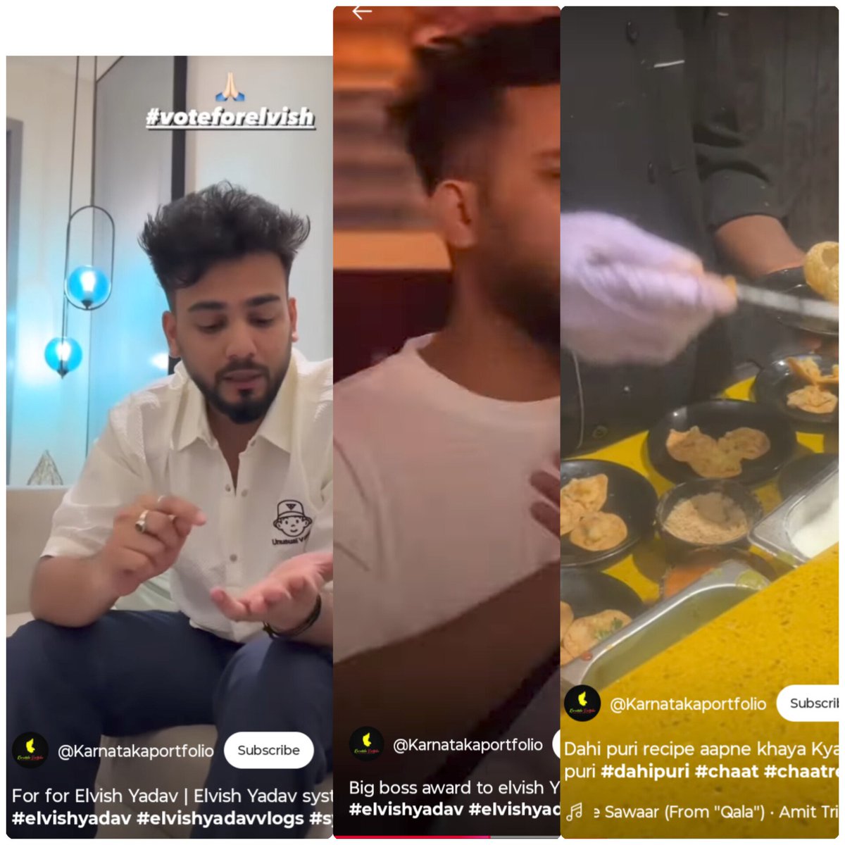 This <a href="/karnatakaportf/">Karnataka Portfolio</a> page was some Hindi YouTuber fan page earlier. Soon he didn't get proper reach and started spreading hate against Karnataka &amp; Bengaluru. 

Here is the proof he used to ask to vote for a YouTuber.