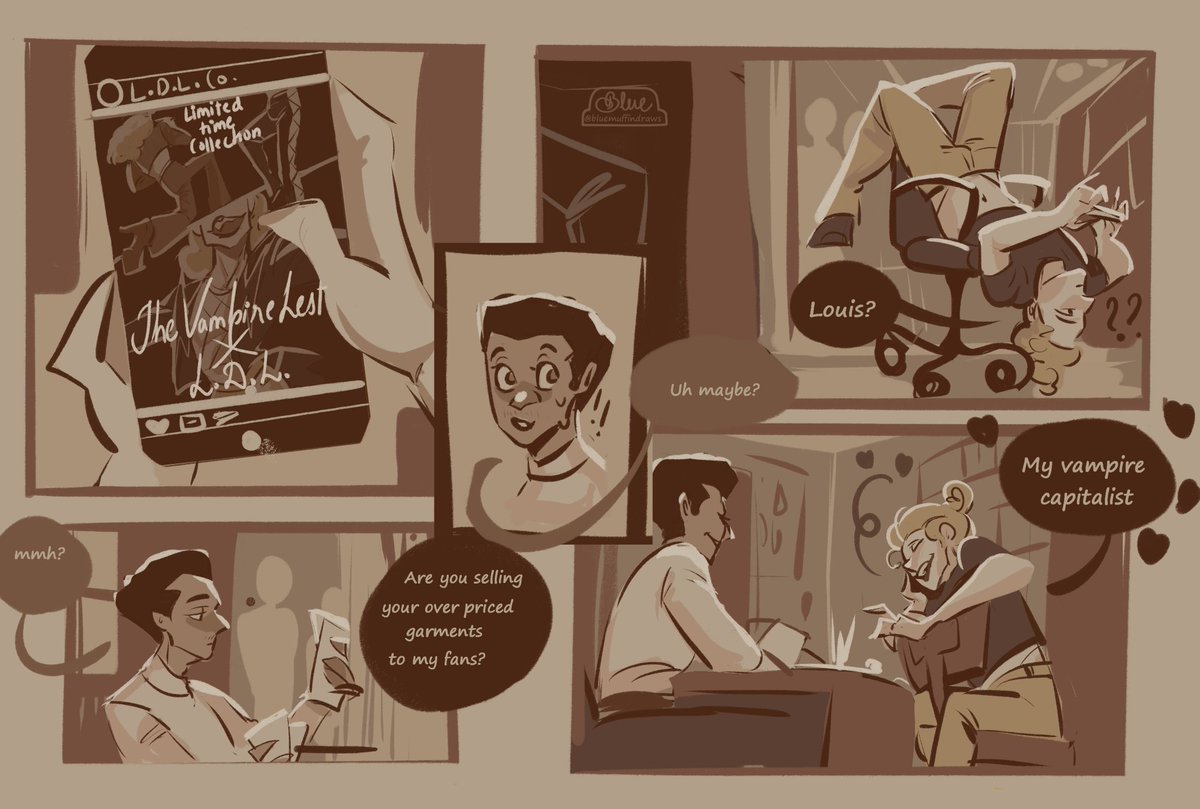 bluemuffindraws's tweet image. S3 with Louis dressing up Lestat again that's his personal Barbie doll.
#Iwtv #InterviewWithTheVampire