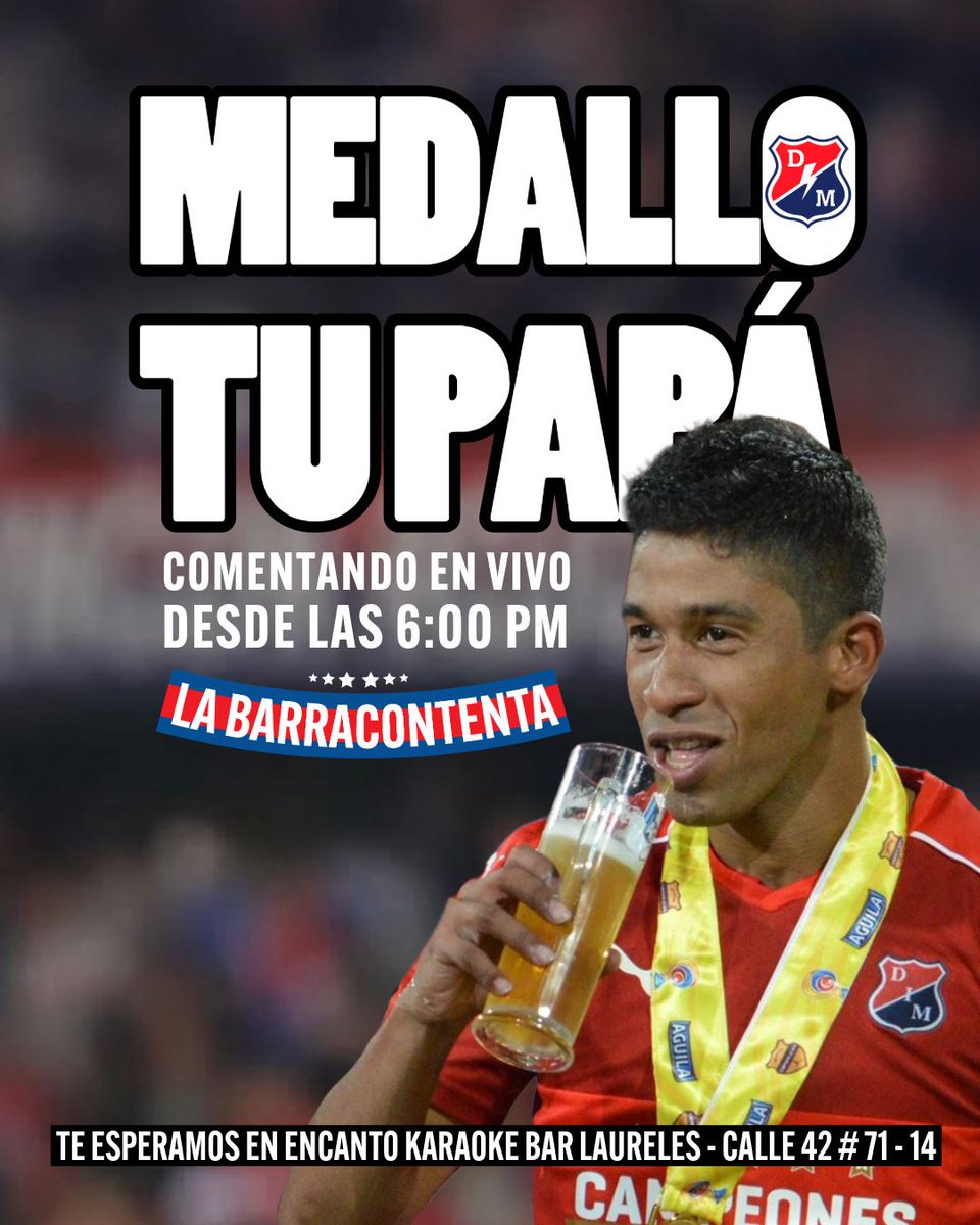 Oído, pueblo!!! Los esperamos en Encanto bar para vivir la transmisión en directo del partido del DIM con La Barracontenta youtube.com/live/z_nROyT6L…