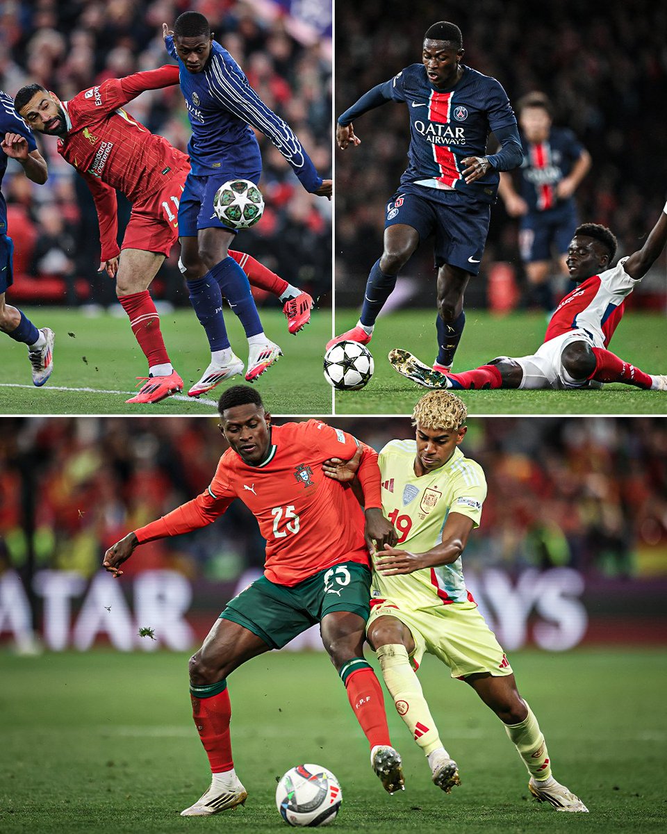 Current best left back in the world NUNO MENDEZ  he shut down Mo Salah, Bukayo Saka and Lamine Yamal this season. Not to mention, no other defender scored more goals in the UCL this campaign.

The Greatest #PORSPA  Ororo Morata Nuno Mendez GOAT Penalty Balloon D