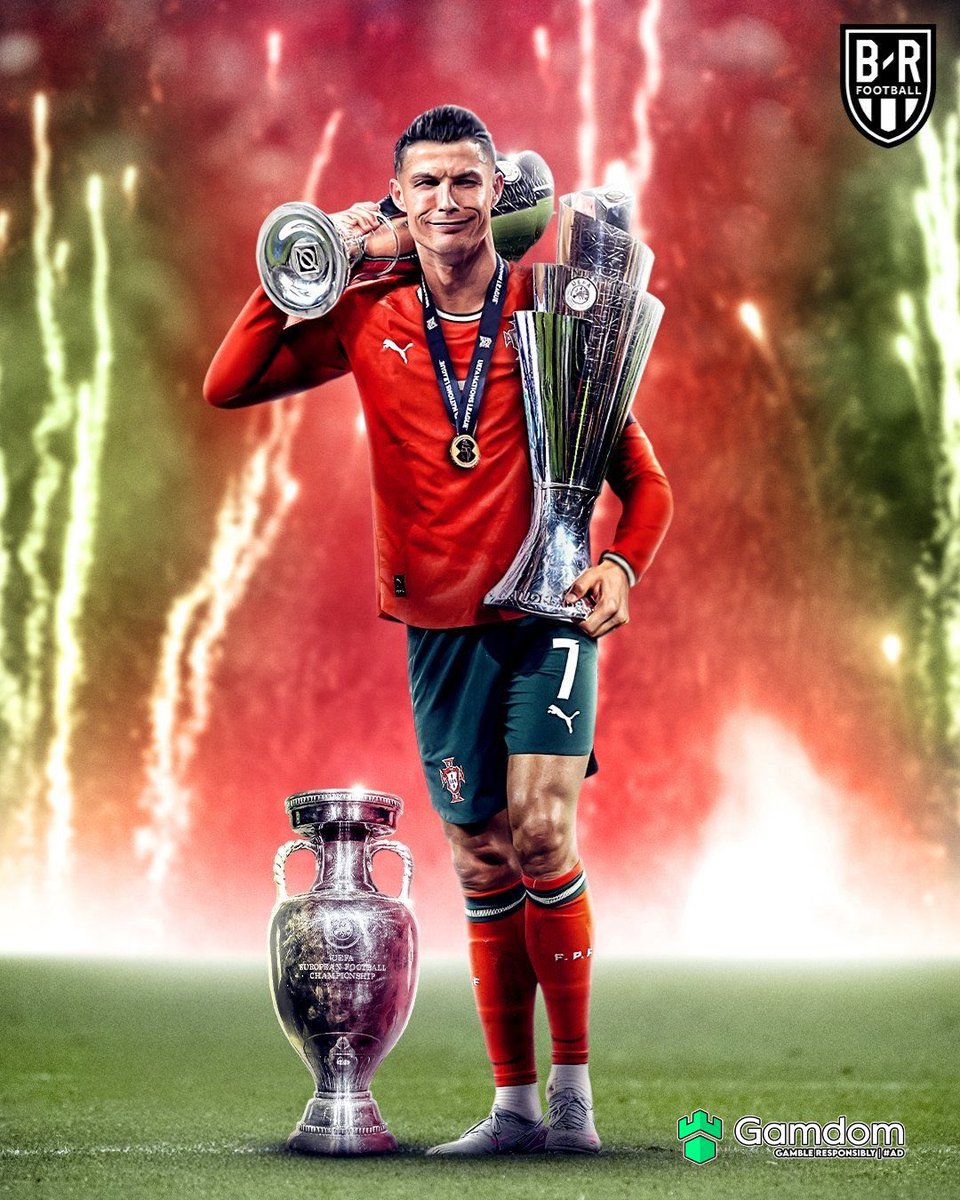 Portugal before Cristiano Ronaldo: 
0 finals reached
0 trophies won

Portugal with Cristiano Ronaldo:
4 finals reached
3 trophies won 🏆 🏆🏆 

The Goat  🐐