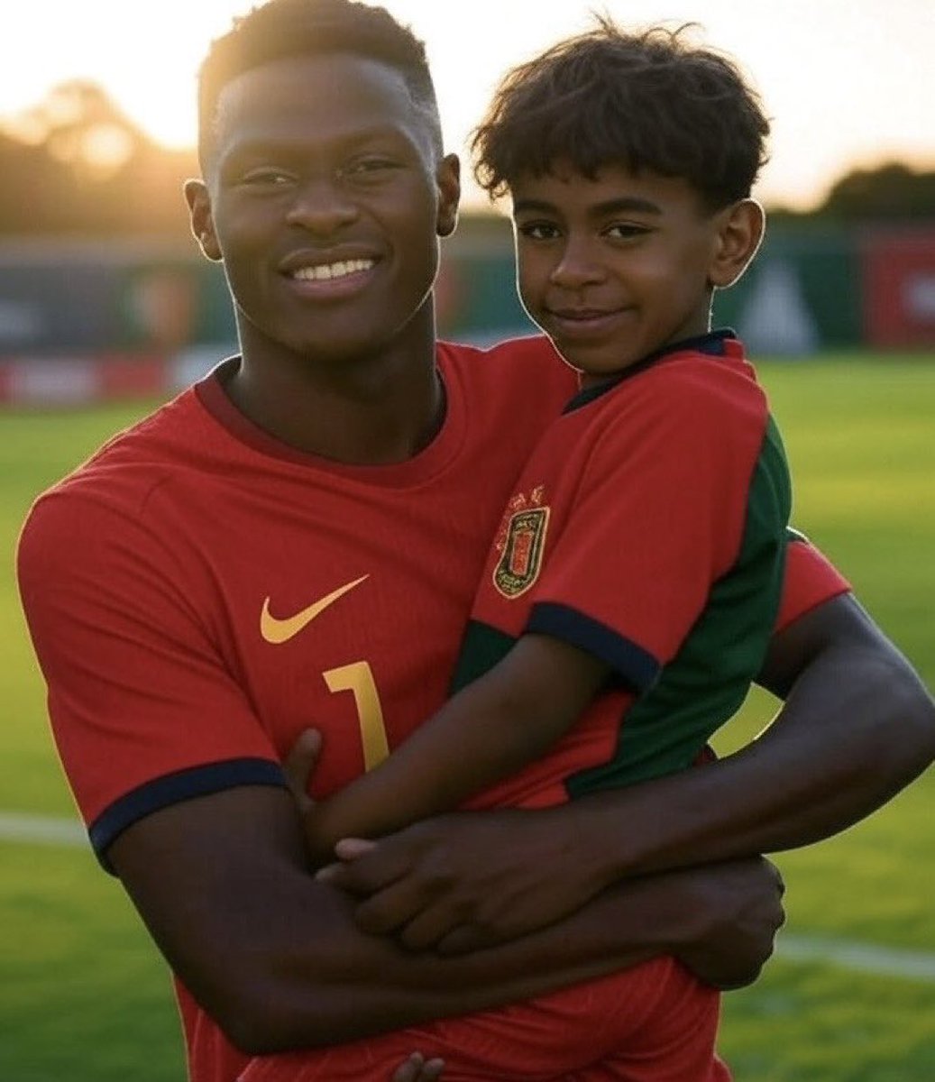 Aparte del trofeo a mejor jugador, a Nuno le entregaron el certificado de paternidad de Lamine Yamal