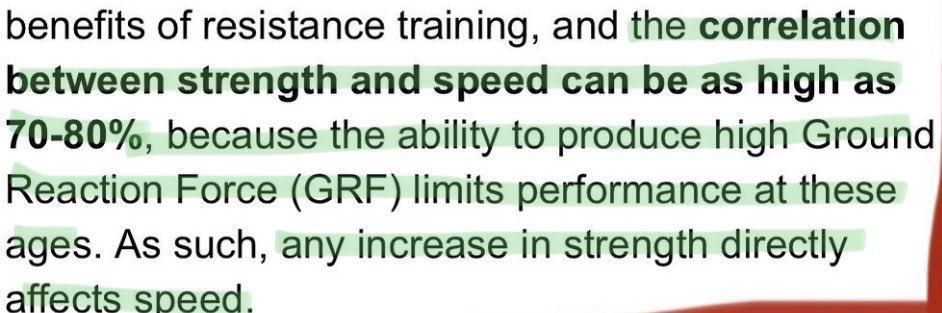 Stronger Athletes Sprint faster PERIOD.

An athlete must continue increasing their relative strength ratios to realize force potential.

Once an athlete stops increasing their access to force, they limit their ability to display large amounts fast.