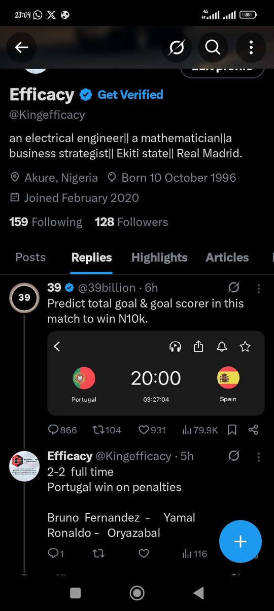 Kingefficacy's tweet photo. @39billion @39billion 

I got it ooooo https://t.co/Odz4TAzo3Z