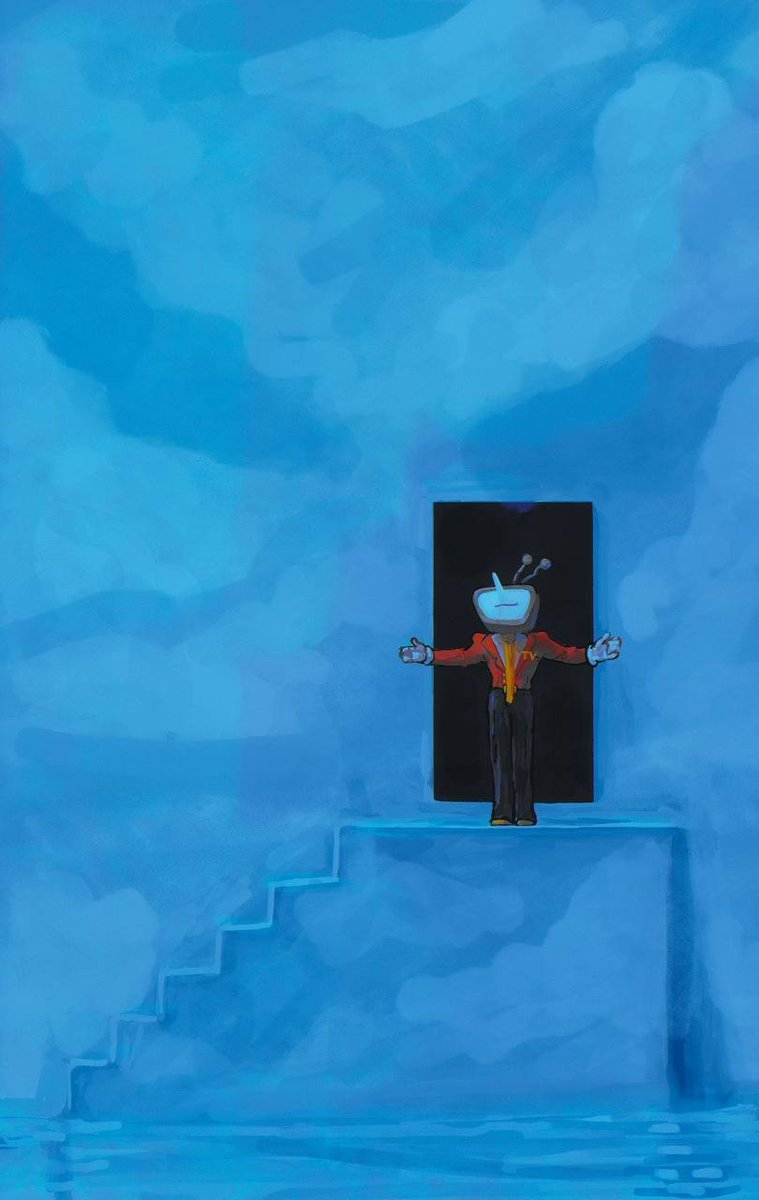 really fast sketch of tenna, cuz i love him

Truman show my beloved, this idea came to my head while i was translating his dialogues for my sister, and idk something about him was giving this scene..
 #deltarune #DeltaruneChapter3