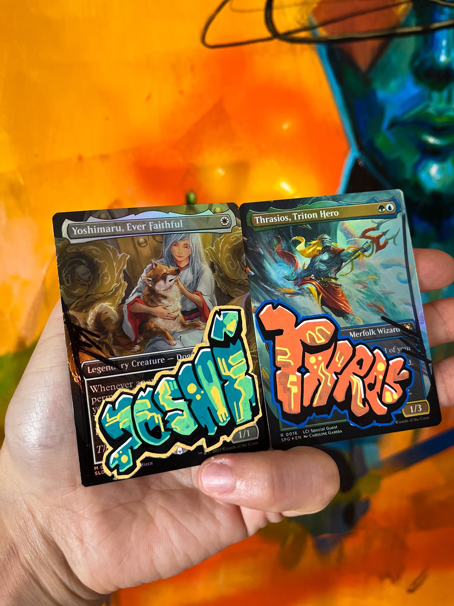 Yoshi Thras | Graffiti alteration🤍💙💚