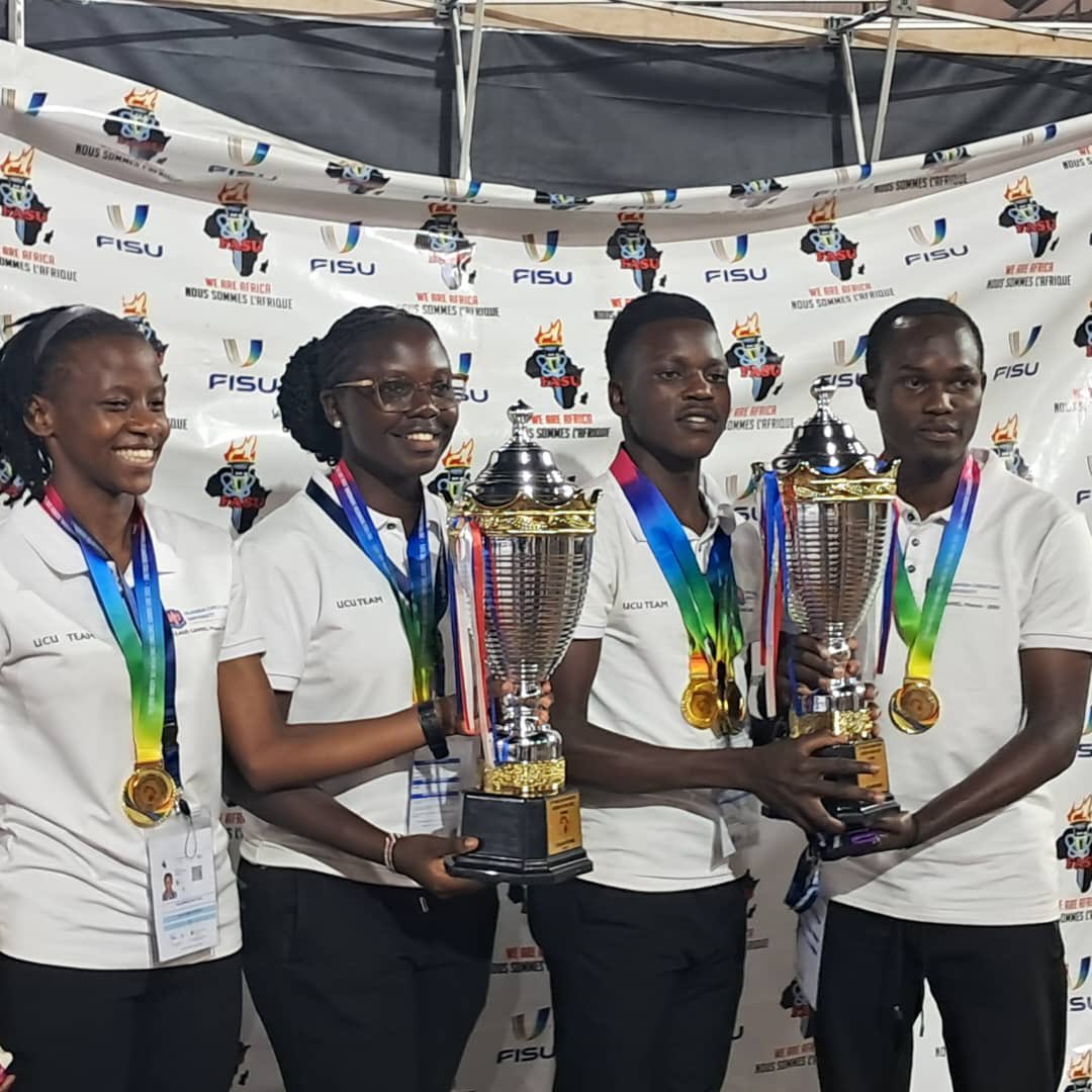 cfkbadminton's tweet photo. Congratulations to UCU KITES for clinching the title at the 3rd AFRO Varsity Badminton Challenge 2025, hosted by FASU! ๐ธ๐
#fasu #university #universitygames #badminton #winner #winners #gold https://t.co/93unKD6Pni