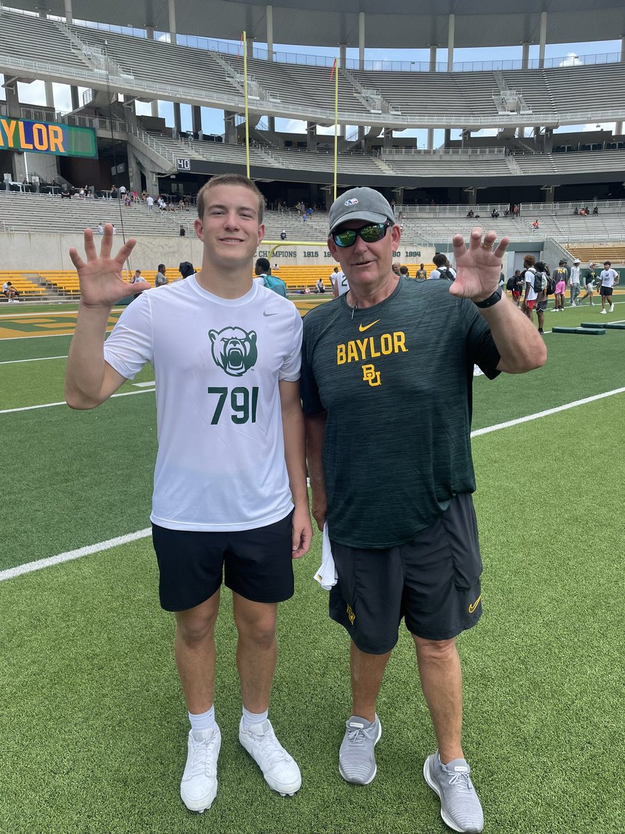 Rhys Dainauski (@rhysdski) on Twitter photo Thank you <a href="/BUFootball/">Baylor Football</a> for the amazing camp, yall helped me learn and become a better player, thank you <a href="/CoachJLAnderson/">Jarrett Anderson</a>
<a href="/CoachEgger/">Jeff Egger</a> <a href="/Coach_Rags/">Cory Ragsdale</a> <a href="/Frosty5499/">COACH</a> <a href="/gunter_football/">Gunter Tiger Football (5xStateChamps)</a> Thank you <a href="/BUFootball/">Baylor Football</a> for the amazing camp, yall helped me learn and become a better player, thank you <a href="/CoachJLAnderson/">Jarrett Anderson</a>
<a href="/CoachEgger/">Jeff Egger</a> <a href="/Coach_Rags/">Cory Ragsdale</a> <a href="/Frosty5499/">COACH</a> <a href="/gunter_football/">Gunter Tiger Football (5xStateChamps)</a>