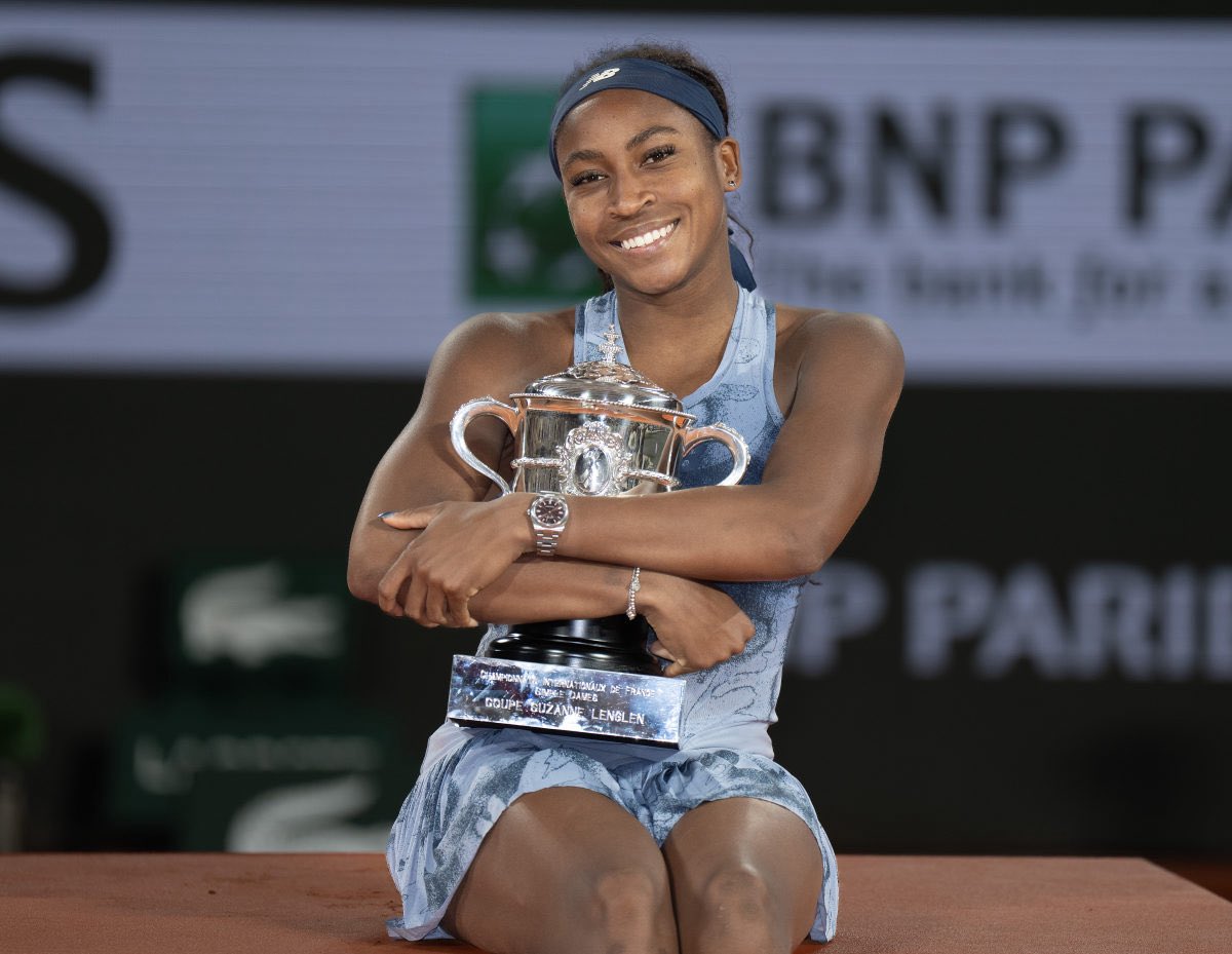 Black Americans are dominating the 2025 grand slams so far with Madison Keys taking the Australian Open and Coco Gauff winning Roland Garros. Let’s goo! 🇺🇸 🏆 #BlackGirlMagic