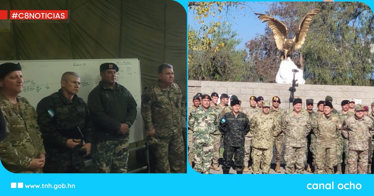 #C8Noticias || ✍️ Jefe del Estado Mayor Conjunto de las Fuerzas Armadas de Honduras (<a href="/FFAAHN/">Fuerzas Armadas de Honduras</a>) General de División, Roosvelt Hernández (<a href="/JEMCFFAAH/">General de División Roosevelt Hernández Aguilar</a>) realizó una visita oficial a la República de Chile en representación de nuestro país, en el marco del Ejercicio Estrella Austral 2025