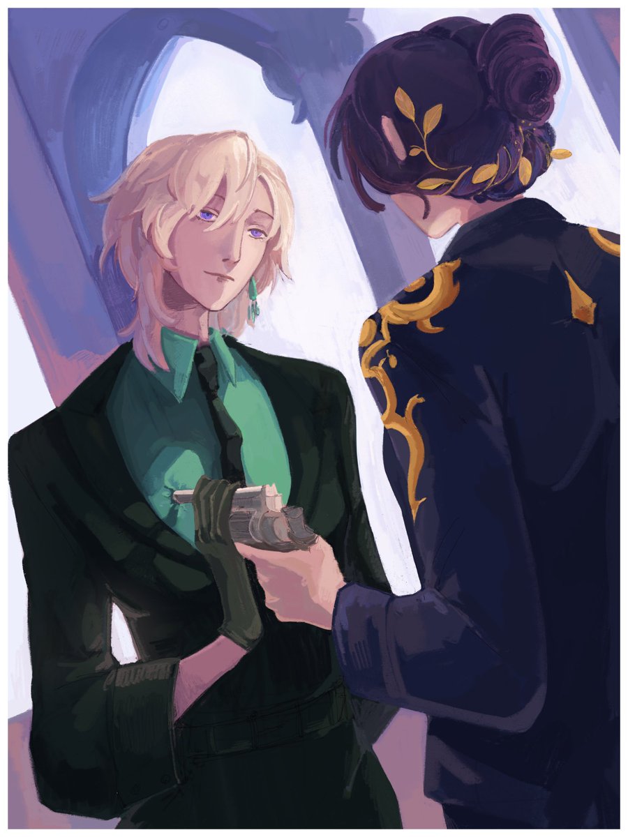 veletris's tweet image. btw, while i'm artblocking, i have an old redraw of final victor lc as fem aventio that i really liked
#hsr #aventio