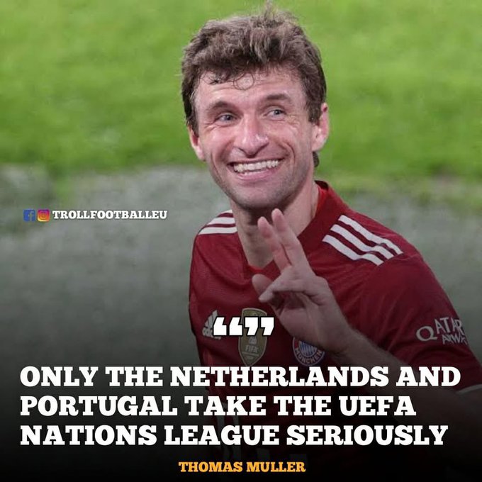 BarcaWorldwide's tweet image. Ronaldo fans will you agree with Thomas Muller in this also? 😂