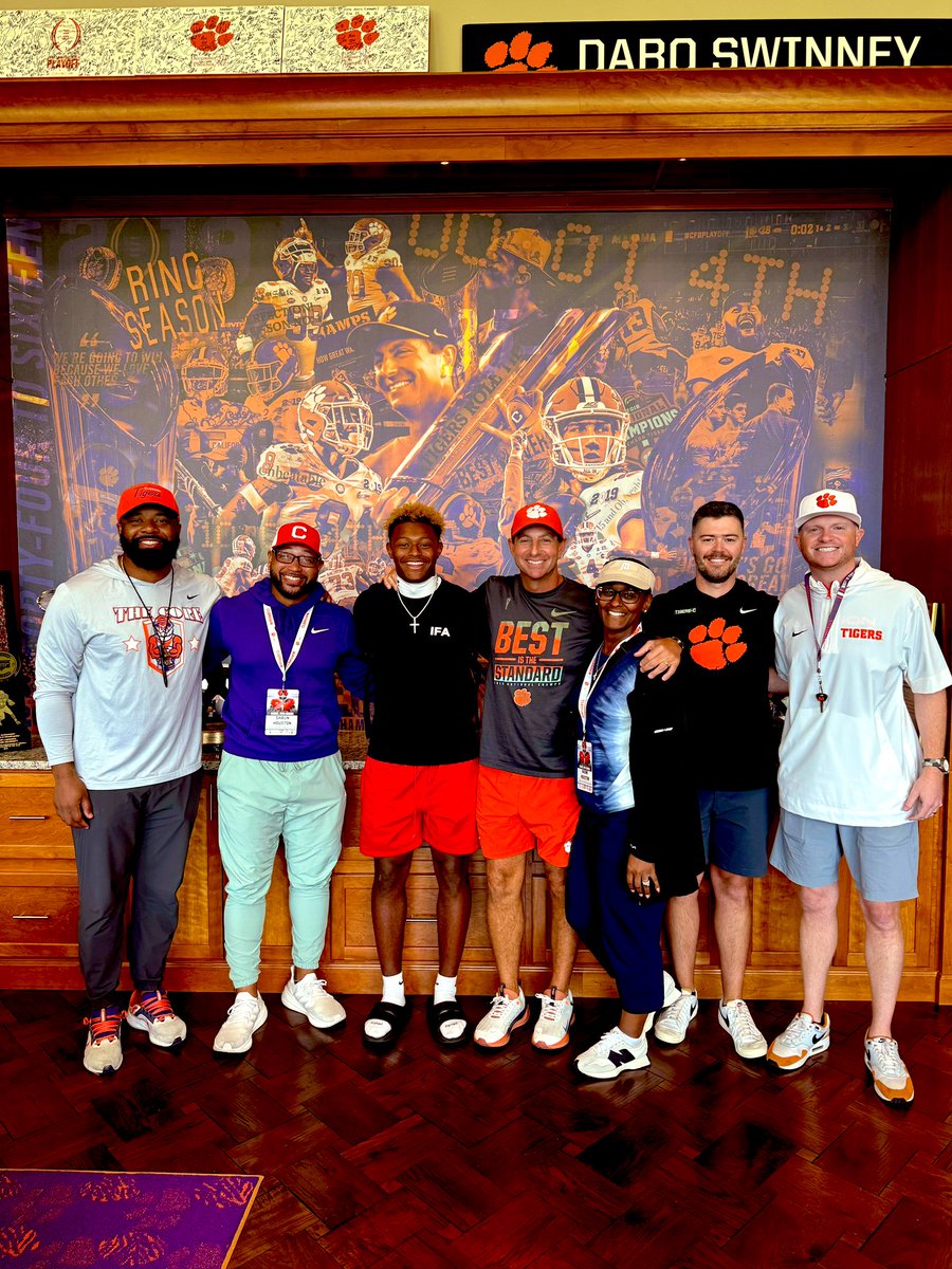 Peyton Houston 2027 QB (@peytonhouston8) on Twitter photo “He that dwells in the secret place of God shall abide under the shadow of the Almighty.” -Psalms 91:1
I’m beyond grateful to Coach Swinney, <a href="/CoachGRiley/">Garrett Riley</a>, <a href="/TajhB10/">Tajh Boyd</a>, and the <a href="/ClemsonFB/">Clemson Football</a> Family for the offer.
#TigerRag🐅 “He that dwells in the secret place of God shall abide under the shadow of the Almighty.” -Psalms 91:1
I’m beyond grateful to Coach Swinney, <a href="/CoachGRiley/">Garrett Riley</a>, <a href="/TajhB10/">Tajh Boyd</a>, and the <a href="/ClemsonFB/">Clemson Football</a> Family for the offer.
#TigerRag🐅