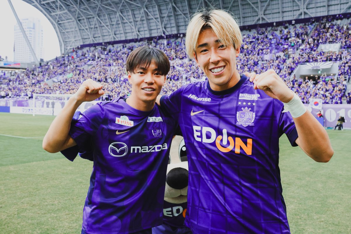 この二人の活躍もお忘れなく🐻💜 #中村草太 #中野就斗 #sanfrecce #超