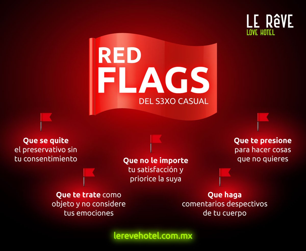 Si notas todo esto, sal de ahí!! 🚩🚩 #LeRêve