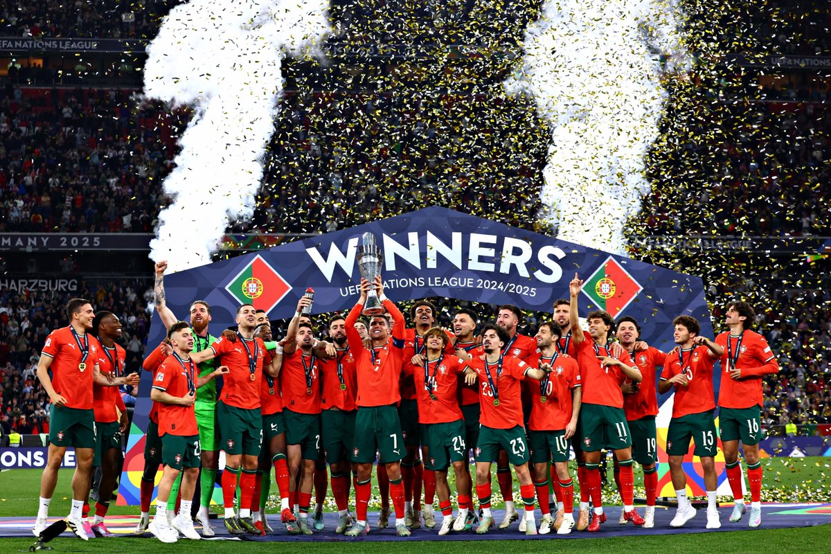 O primeiro país a conquistar a Nations League por duas vezes.