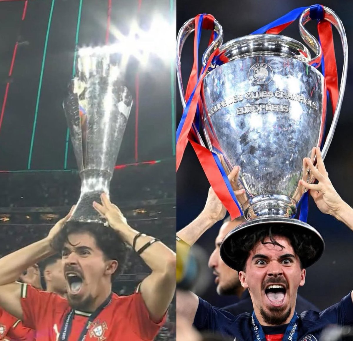 ظلم كهذا لاعب لا يحقق الكرة الذهبية 
لو كان يلعب عندنا او برشلونة او البريمرليغ كان سلموه الكرة الذهبية بعد النهائي،مع ذلك ما تسمع حتى اسمه يتردد،حقق كل شيء ممكن،قدم ونثر سحره في الملاعب،لهذا نعيد ونكرر جائزة اعلامية تافهة تذهب لمن يحبه الاعلام والجمهور،
فيتينيا افضل لاعب بالعالم