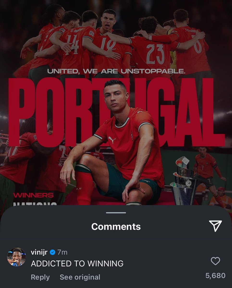 Vini Jr. is ONE OF US. ❤️