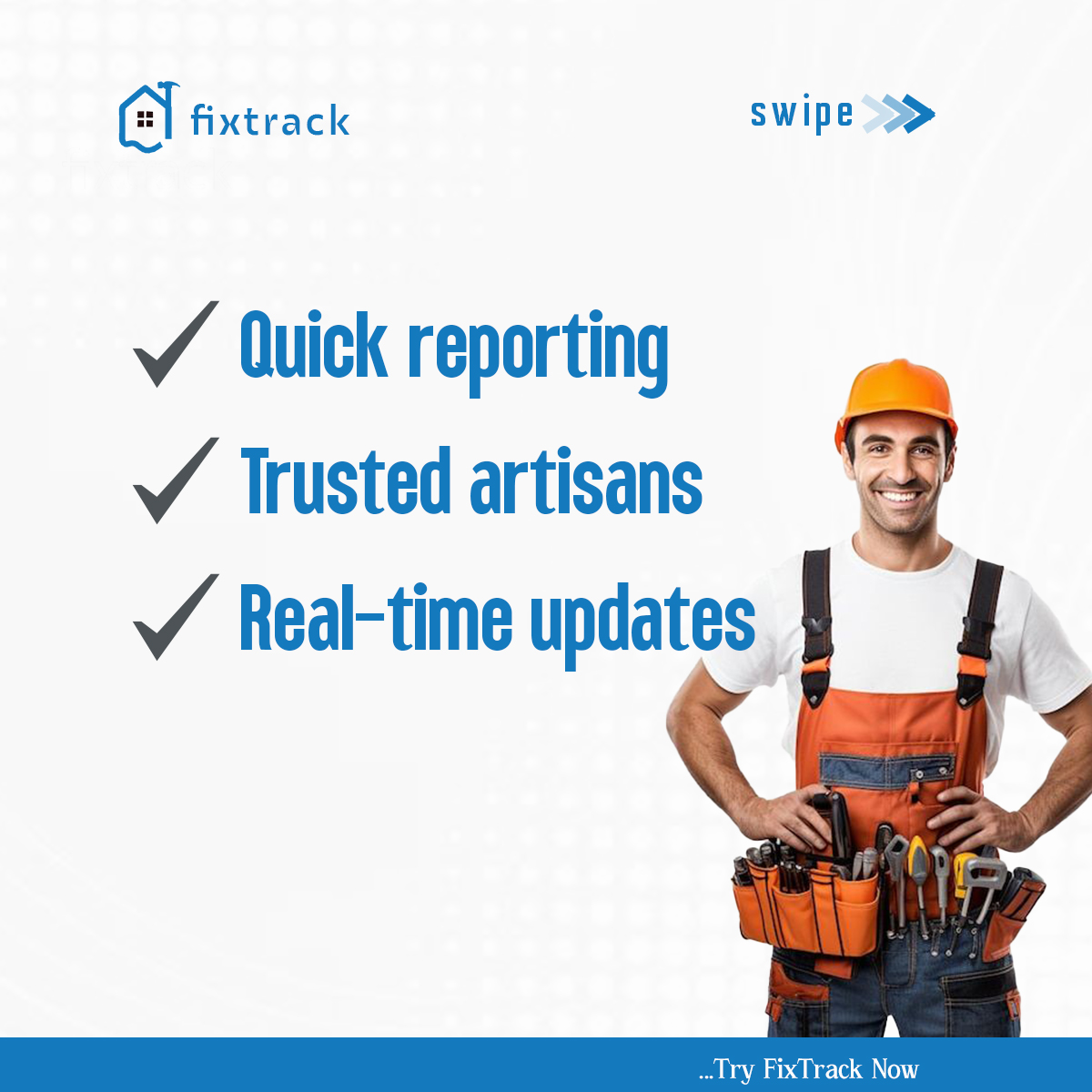 fixtrackng's tweet photo. Late responses, unreliable artisans, endless calls? FixTrack eliminates the chaos. Experience smoother property management today.

#fixtrack #RealEstate #today https://t.co/voAzpMpIIY