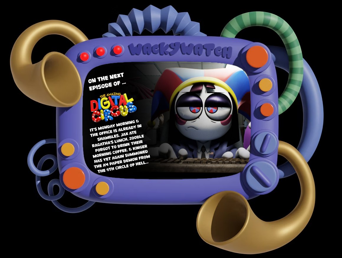 malikradwan_m6's tweet image. Every time I reload the wacky watch website I get one of the 3 teasers randomly
What if this is on purpose because the circus will be glitching in the episode?