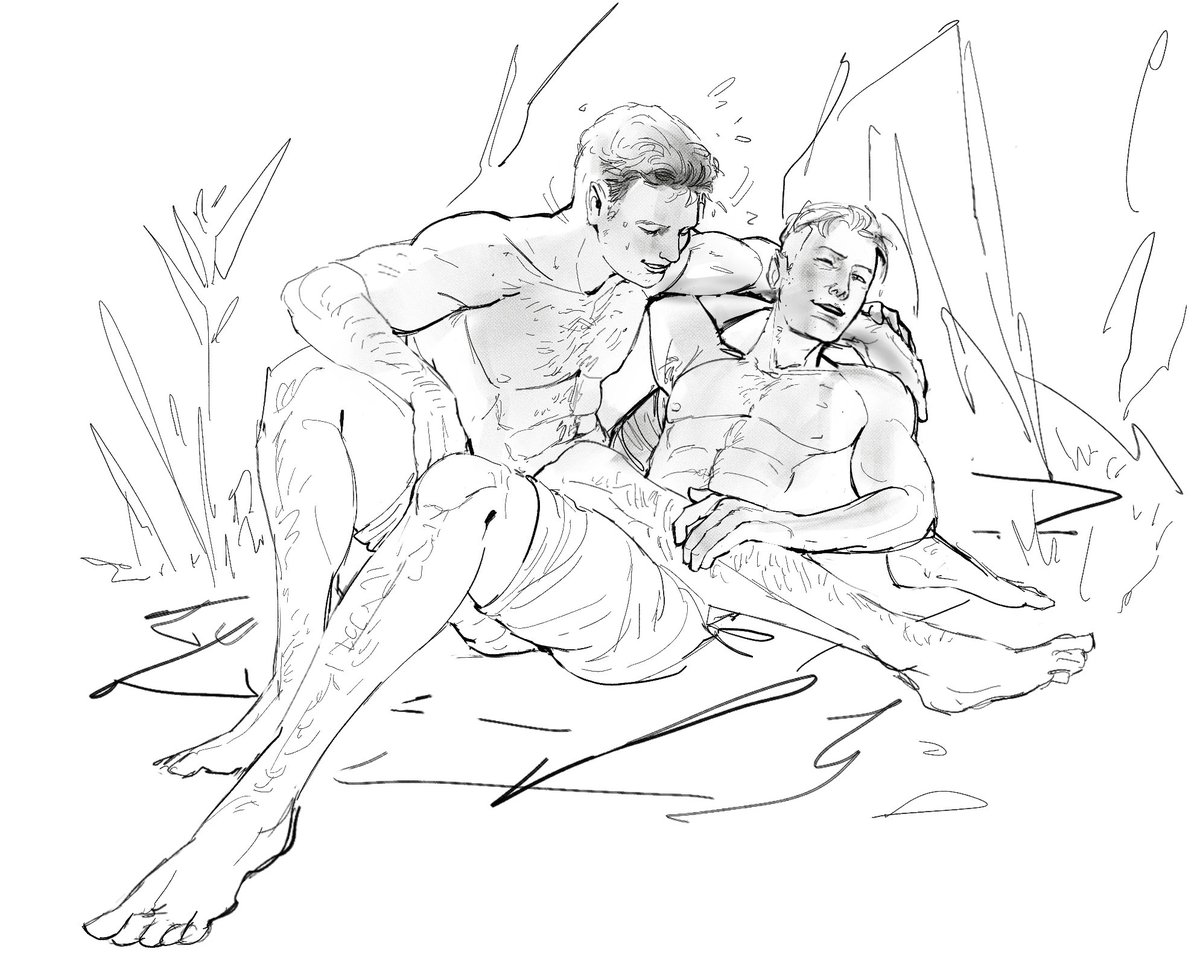 dendennzxz's tweet photo. Late posting for #hansryweek day 4 - Heat https://t.co/M64v7E5si0
