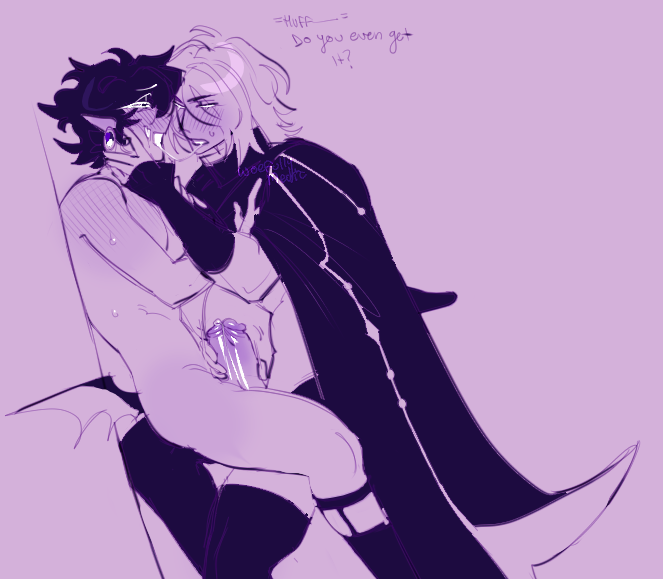 Request for @/Shadowbatss! I also loved workin' on these two, fire ship. Truthless Recluse x Black Sapphire Cookie! Also sry for the quietness this week, fighting this migraine but im still hard at work for u guys<3 #nsfcookie #cookiecum #coochierun #nsfwart