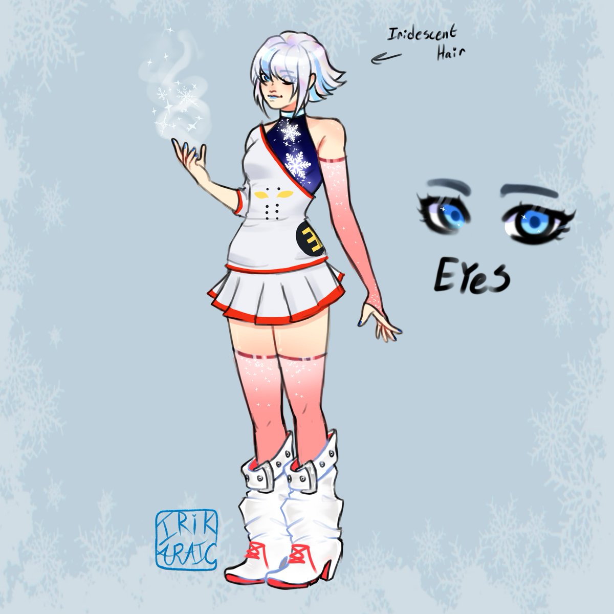 I MADE A KIN SONA FROM MORGANS SURVEY SKIN LIKE, THREE MONTHS AGO!!!

YALL, HER BONUS SKIN IS THE SAME COLOR SCHEME!!