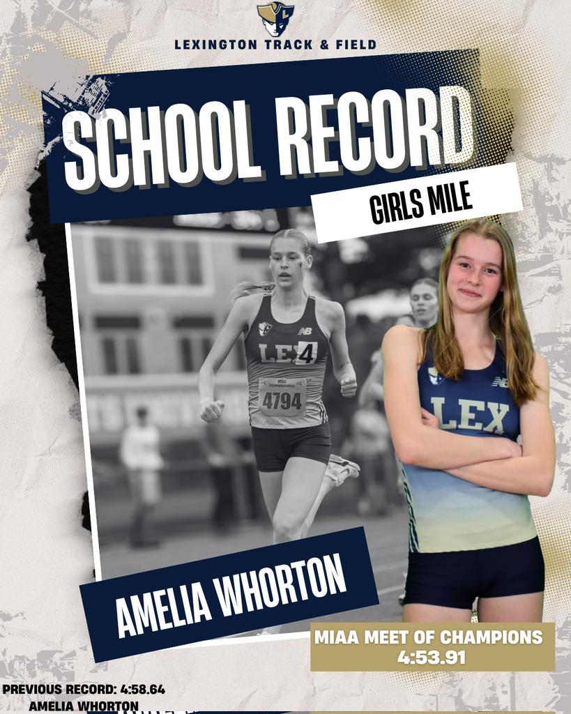 🚨SCHOOL RECORD ALERT🚨 Closing in 67 seconds for the 400m to earn the 🥈 #LexGo #MinutemenTF