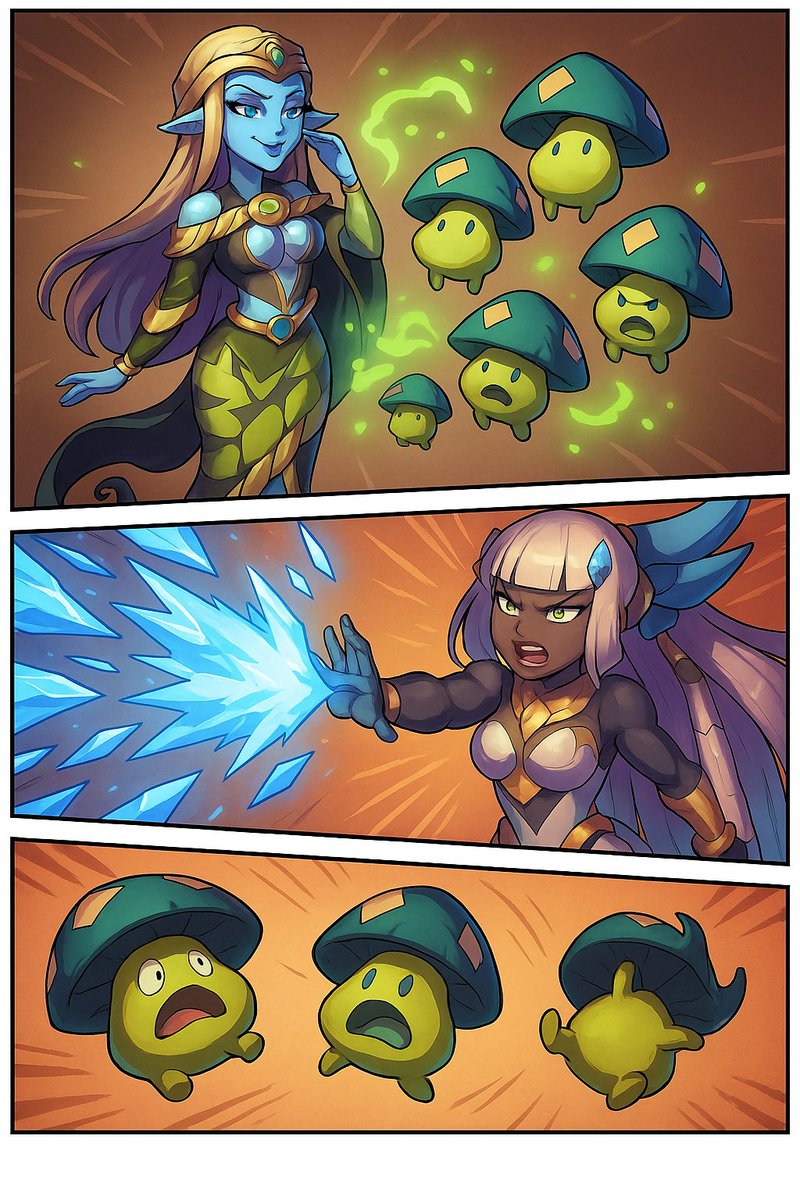 ✅ Nydia enters with elegance
❌ Lorraine enters with violence
💀 Mushrooms: "We believe we can fly..." 🎶