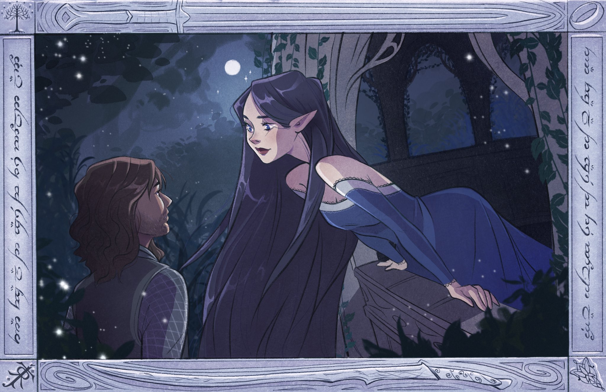 Aragorn Og Arwen Fan Art