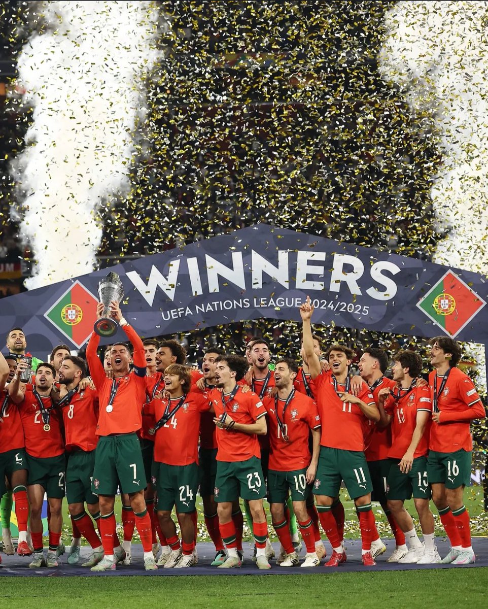 From the Portuguese Nations League winners team today:

7 players passed through Alcochete:

Cristiano Ronaldo
Nuno Mendes
Gonçalo Inácio
Renato Veiga
Rafael Leão
João Palhinha

And 4 players who didn’t come through Alcochete, but have played or currently played for Sporting: