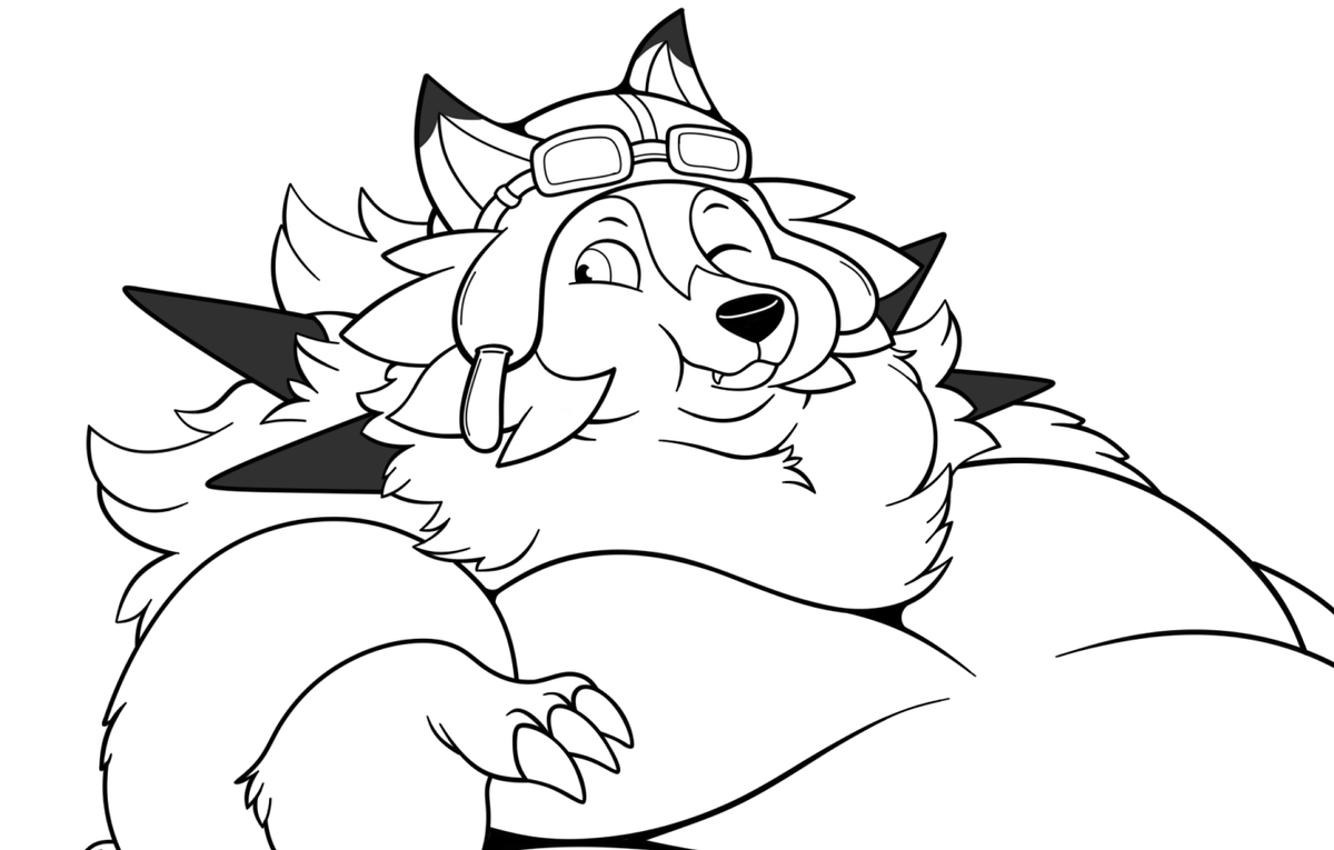 some maddy as a lycanroc practice~