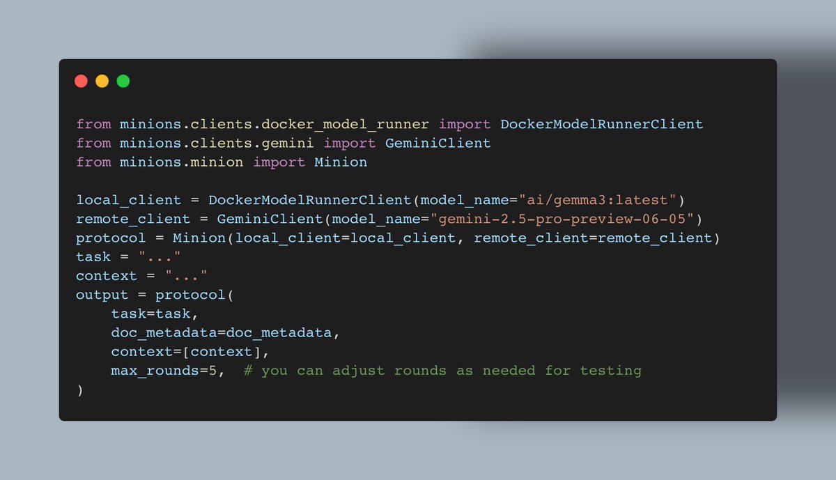 [6/8] minions daily ship 🚢

🐳 docker client! minions is now compatible with <a href="/Docker/">Docker</a>’s model runner plugin. pull 🫵 fave local llm from the docker ai model hub and get started 👇🏽